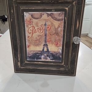 Parisian Elegance Picture Frame with Black and Gold Accents